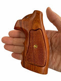 handicraftgrips New Rossi Small Frame Square Butt Revolver Grips Checkered Hardwood Handmade