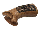 handicraftgrips KRW68## New Smith & Wesson S&W K/L K L Frame Round Butt Grips Hard Wood Laser Logo Checkered Open Back Silver Medallions Handmade Sport Men Birthday Newyear Christmas