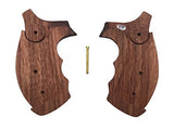 handicraftgrips Krw27## New Smith & Wesson S&W K/L K L Frame Round Butt Grips Hardwood Hard Wood Checkered Open Back Handmade Handcraft Beautiful Sport for Men Man Birthday