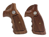 handicraftgrips NSW47## New Smith & Wesson S&W N Frame Square Butt Grips Silver Medallions Checkered Finger Groove Hardwood Wood Handmade Handcraft Sport for Men Birthday New Year