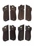 handicraftgrips New Smith and Wesson S&W Model 39, 52, 439, 539, 639, 9 Mm, Round Butt Grips Hardwood Checkered Handmade #S3W01