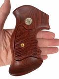 handicraftgrips New Smith & Wesson S&W N Frame Square Butt Grips Checkered Hardwood Wood Handmade #Nsw22