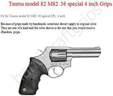 TOW11 ## New Taurus model 82 M82 .38 special SPL. 4 inch Grips Hard Wood Smooth Handmade Birthday Christmas Newyear Gift Sport for Men Man Beautiful Handcraft Special design Luxury by handicraftgrips