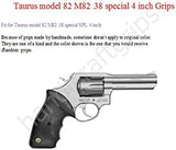 TOW13 ## New Taurus model 82 M82 .38 special SPL. 4 inch Grips Hard Wood Checkered Handmade Birthday Christmas Newyear Gift Sport for Men Man Beautiful Handcraft Special design Luxury handicraftgrips