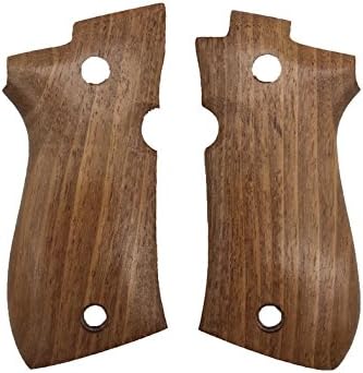 handicraftgrips B8W35## New Beretta 81 and 84 F/fs .380 81F 81FS 84F 84FS Grips Hard Wood Laser Logo Checkered Handmade Handraft Gift Birthday Christmas Newyear Sport for Men Skull Special Design