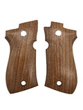 handicraftgrips B8W35## New Beretta 81 and 84 F/fs .380 81F 81FS 84F 84FS Grips Hard Wood Laser Logo Checkered Handmade Handraft Gift Birthday Christmas Newyear Sport for Men Skull Special Design