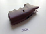 Smith & Wesson K/l Frame Round Butt Revolver Grips Hardwood Finger Groove Checkered Handmade #Krw08