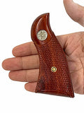 handicraftgrips Smith & Wesson K/l Frame Square Butt Revolver Grips Hardwood Checkered Handmade #Ksw11