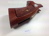 Smith & Wesson K/l Frame Square Butt Revolver Grips Hardwood Checkered Handmade #Ksw19