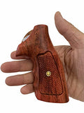 handicraftgrips New Rossi Small Frame Square Butt Revolver Grips Checkered Hardwood Handmade #Rsw20