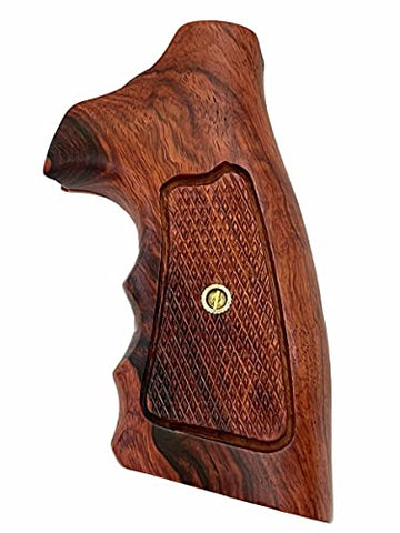 handicraftgrips New Rossi Small Frame Square Butt Revolver Grips Checkered Hardwood Handmade #Rsw20