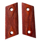 New Cz 2075 Rami Grips Checkered Hardwood Wood Handmade #Crw03