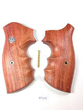 handicraftgrips New Smith & Wesson K/l Frame Round Butt Revolver Grips Hardwood Finger Groove Smootth Handmade Beautiful Sport for Men Birthday Gift #Krw48