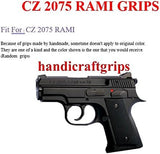 New Cz 2075 Rami Pistol Grips Smooth White Pearl Color Polymer Resin Handmade #Crr02