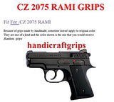 New Cz 2075 Rami Pistol Grips Smooth White Ivory Color Polymer Resin Handmade #Crr01