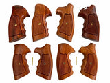 handicraftgrips New Rossi Small Frame Square Butt Revolver Grips Checkered Hardwood Handmade