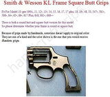 KSW89 ## New Smith & Wesson K/L S&W K L Frame Square Butt Revolver Grips Hard Wood Smooth Closed Back Handmade Sport for Men Birthday Beautiful Handcraft Luxury Gift by Handicraftgrips
