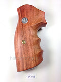 handicraftgrips New Smith & Wesson K/l Frame Round Butt Revolver Grips Hardwood Finger Groove Smootth Handmade Beautiful Sport for Men Birthday Gift #Krw48