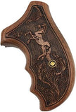 handicraftgrips JRW34## New Smith & Wesson S&W J Frame Round Butt Bodyguard Grips Checkered Engraved Laser Hard Wood Handmade Handcraft Beautiful Gift Skull Newyear Christmas Sport for Men