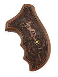 handicraftgrips JRW34## New Smith & Wesson S&W J Frame Round Butt Bodyguard Grips Checkered Engraved Laser Hard Wood Handmade Handcraft Beautiful Gift Skull Newyear Christmas Sport for Men