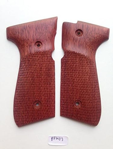 New Beretta 92 92F 92FS FS 92SB 96 M992 M9 Full Size Grips FULL SIZE Hardwood Wood Checkered Handmade #BFW07