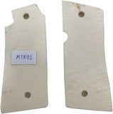 MTR01 ## New Grips for Colt Mustang Checkered pocketlite Pistol White Ivory Resin Polymer Laser Logo Handmade Handcraft beautiful Nice Birthday Gift Sport For Men Man by Handicraftgrips