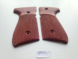 New Beretta 92 92F 92FS FS 92SB 96 M992 M9 Full Size Grips FULL SIZE Hardwood Wood Checkered Handmade #BFW07