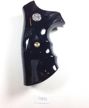 Black Mother Of Pearl Polymer Grips For Smith & Wesson J Frame Revolvers - Stunning Luster & Premium Fit 3 thumbnail image