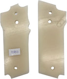 S5W18 ## New Smith and Wesson S&W Model 59, 459, 659 GRIPS, 9 mm Grips White Ivory Resin Smooth Handmade Handcraft Beautiful Fathers Day gift Sport for men Skull birthday Christmas By Handicraftgrips