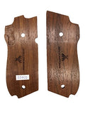 handicraftgrips S3W21## New Smith and Wesson S&W Model 39, 52, 439, 539, 639, 9 Mm, Round Butt Grips Hardwood Wood Checkered Laser Handmade Handcraft Gift Sport for Men Skull Birthday Christmas