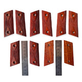 New Cz 2075 Rami Grips Checkered Hardwood Wood Handmade #Crw04
