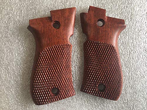 handicraftgrips New Beretta 81 and 84 F/fs .380 Hardwood Checkered Han