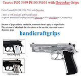 handicraftgrips New Taurus Pt92 Pt99 Pt100 Pt101 Decocker PT pt 92 99 100 101 White Pearl Color Polymer Resin Grips Handmade #Tpr03