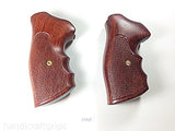 handicraftgrips New Ruger GP100 Super Redhawk Grips Checkered Hardwood Hard Wood Finger Groove Handmade Birthday Newyear Sport for Men for him Special Design Handcraft GPW14