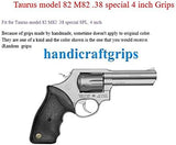 New Taurus Model 82 M82 .38 Special SPL. 4 inch Hardwood Wood Checkered Grips Grips Handmade #Tow01