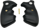 S&W J-Frame Square Butt Grips Handmade – Checkered Hardwood Wood / Silver Medallions | Fits Models 34 35 36 37 38 49 51 640 649 650 651 | Artisan Special Design Sport Grip for Men, Elegant Birthday, Christmas & New Year Gift for Men | JSW14