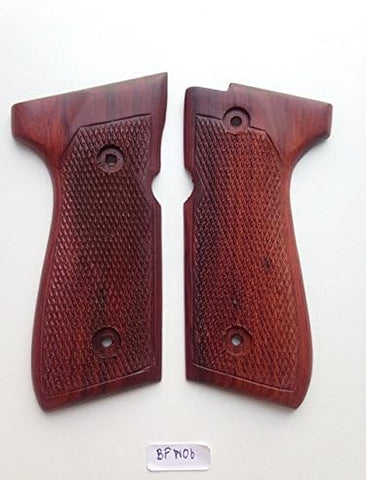 handicraftgrips New Beretta 92 92F 92FS FS 92SB 96 M992 M9 Full Size Grips Full Size Hardwood Wood Checkered Handmade #BFW06