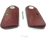 New Colt 1903 1908 Colt 1903 .32 ACP 1908 .38 ACP Pocket Hammerless Grips Silver Medallion Checkered Hardwood Wood Handmade Birthday Gift Sport For Men #C3w06