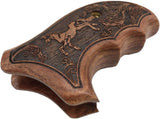 handicraftgrips JRW34## New Smith & Wesson S&W J Frame Round Butt Bodyguard Grips Checkered Engraved Laser Hard Wood Handmade Handcraft Beautiful Gift Skull Newyear Christmas Sport for Men