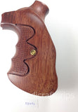 handicraftgrips New Smith & Wesson K/l Frame Round Butt Revolver Grips Hardwood Finger Groove Checkered Handmade Beautiful Sport for Men Birthday Gift #Krw46
