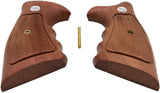 handicraftgrips Krw53## New Smith & Wesson S&W K/L K L Frame Round Butt Grips Hardwood Hard Wood Checkered Open Back Silver Medallions Handmade Handcraft Sport Men Birthday Newyear