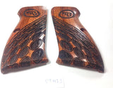 New grips Cz75 Cz85 CZ SP-01 CZ 75B 75BD CZ75B 75 B grips Lazer Full Size Hard wood Hardwood Checkered Handmade Birthday Gift Sport for Men #Cfw13