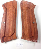 New grips Cz75 Cz85 CZ SP-01 CZ 75B 75BD CZ75B 75 B grips Lazer Full Size Hard wood Hardwood Checkered Handmade Birthday Gift Sport for Men #Cfw13