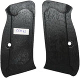 handicraftgrips CCW61## New Cz75 Cz85 CZ 75 85 Cz 75/85 CZ P-01 CZ P-06 Compact Size Grips African Black Hard Wood Smooth Handmade Handcraft Gift Sport for Men Birthday Fathers Day Newyear Christmas