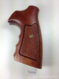 New Taurus Medium/Large Frame Revolver Grips .357 6 Shot Checkered Hardwood Handmade #TNW04