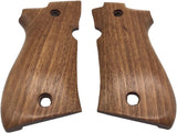 handicraftgrips B8W35## New Beretta 81 and 84 F/fs .380 81F 81FS 84F 84FS Grips Hard Wood Laser Logo Checkered Handmade Handraft Gift Birthday Christmas Newyear Sport for Men Skull Special Design