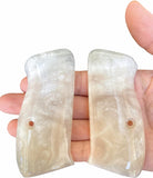 handicraftgrips New Cz75 Cz85 Cz 75/85 Compact Size Grips White Pearl Color Polymer Smooth Resin Handmade #Ccr01