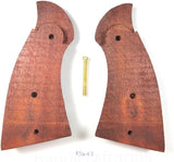 New Smith & Wesson K/L S&W K L Frame Square Butt Revolver Grips Hardwood Hard Wood Finger Groove Smooth Handmade Beautiful Handcraft Special Design Grip Sport for Men Birthday Gift #Ksw47