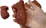 handicraftgrips New Rossi Small Frame Square Butt Revolver Grips 67, 68, 69, 71, 351, 511, 515, 518, 720, 971,972 Finger Groove Smooth Hardwood Handmade #Rsw23
