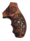 handicraftgrips T2W04## New Taurus Model 85 856 M 85 M85 M856 .38 Special 2" 2 inch Grips Hard Wood Checkered Finger Groove Handmade Handcraft Birthday Gift Fathers Day Sport for Men Man Design